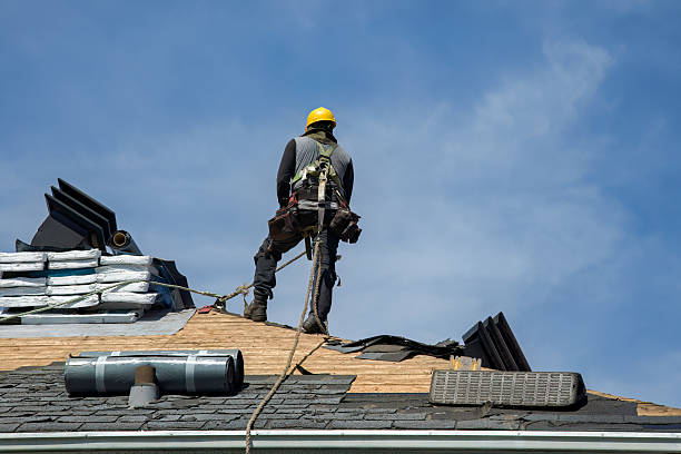 Professional Metal Roofing technician working in Northborough, MA